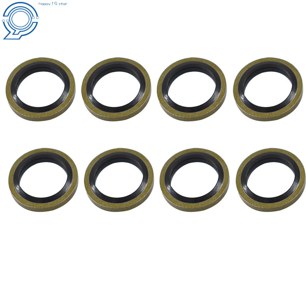 Set of 12 Fuel Line Sealing Washers for Cummins (12V 24V)