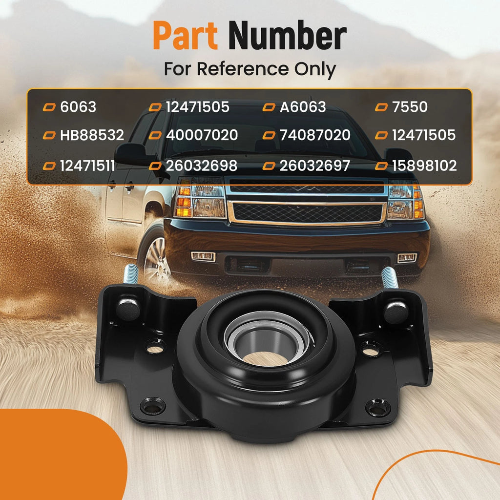 Drive Shaft Center Support Bearing for Chevrolet Avalanche Silverado Tahoe (1999–2012)