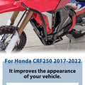 Full Crash Bar Engine Guard Skid Plate for Honda CRF250 Rally (2017–2022)