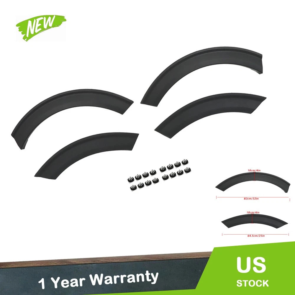 Fender Flares for Ford Explorer (2020–2022) - Black Wheelhouse Molding