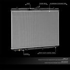 Aluminum Core Radiator for Acura MDX 3.5L V6 (2022–2024) DPI13919