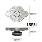 Radiator Cap 15psi 100kpa Small Japanese Bayonet Recovery Metal Type