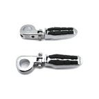 1 1/4" Highway Saddle Offset Mount P Clamp Foot Peg for Harley Sportster