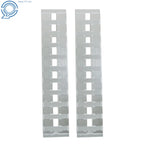 Set of 2 Aluminum Trailer Ramps for Truck Car (6500 lbs Capacity)