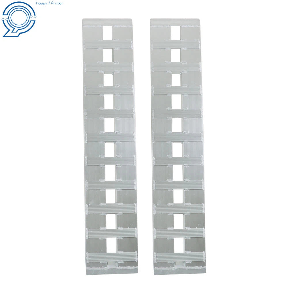 Set of 2 Aluminum Trailer Ramps for Truck Car (6500 lbs Capacity)