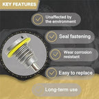 2X Magnetic Outdrive Drain Screws with Gasket for MerCruiser Models