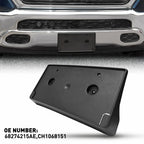 Front License Tag Plate Bracket Holder for Dodge Ram 1500 (2019–2022) 68274215AE