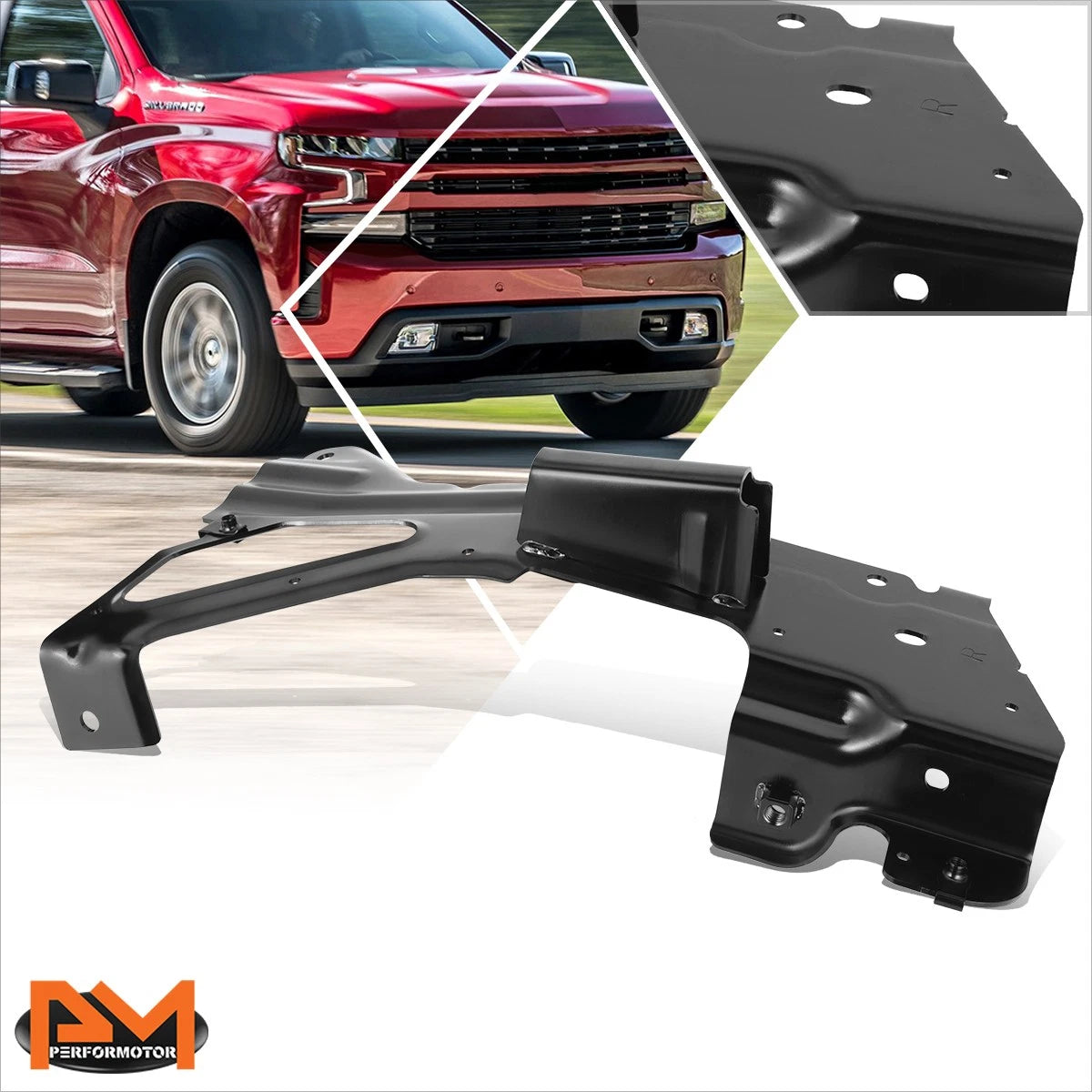 Front Right Inner Bumper Cover Support Bracket for Chevrolet Silverado (2016–2019)