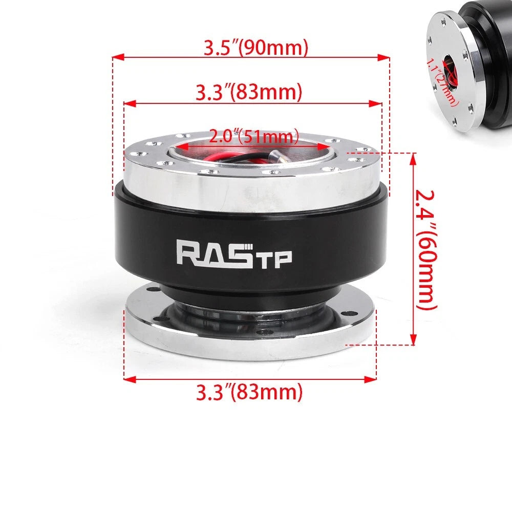 Steering Wheel Quick Release Hub Adapter for Universal Fit