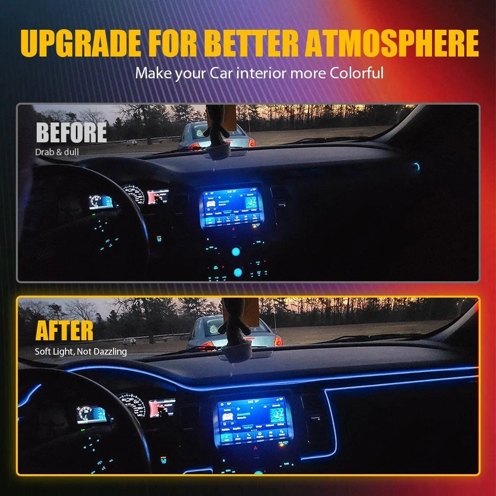 RGB Interior LED Strip Lights for Car (APP Control)