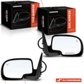 Power Mirror Pair Manual Fold Heated for GMC Sierra 1500, Chevy Tahoe