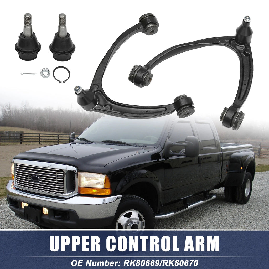 Set of 4 Front Lower Upper Control Arm Ball Joints for Chevrolet Avalanche (2002–2013)