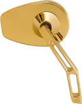 Pro One Micro Mirror V2 Cut Stem Right Gold for Harley Indian Cruisers (2010–2023)