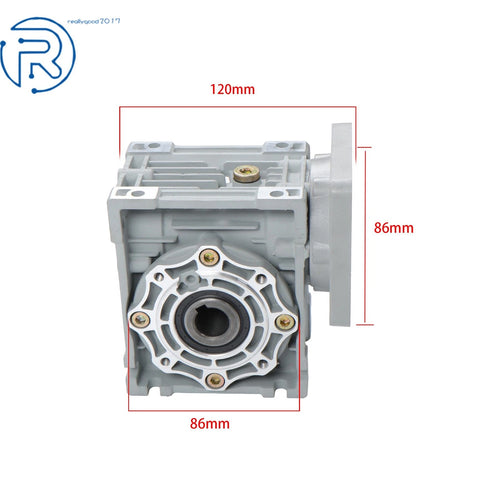 1 Pack Metal Gearheads Worm Gear Reducer for Nema34 Stepper Motor RV40 (20:1)
