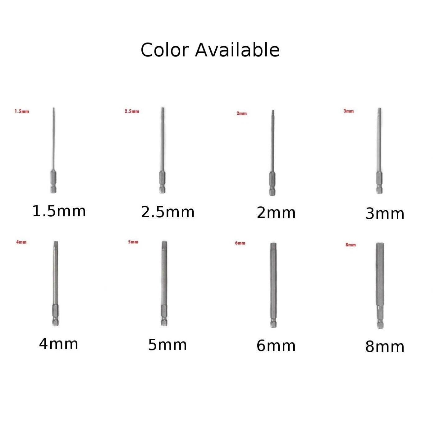 Screwdriver Bit Set for Electric Screwdrivers - Hex Shank Magnetic