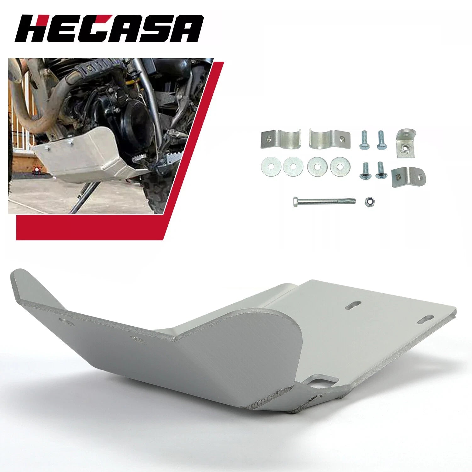 Aluminum Skid Plate Engine Guards for Yamaha TW200 (1987–2024)