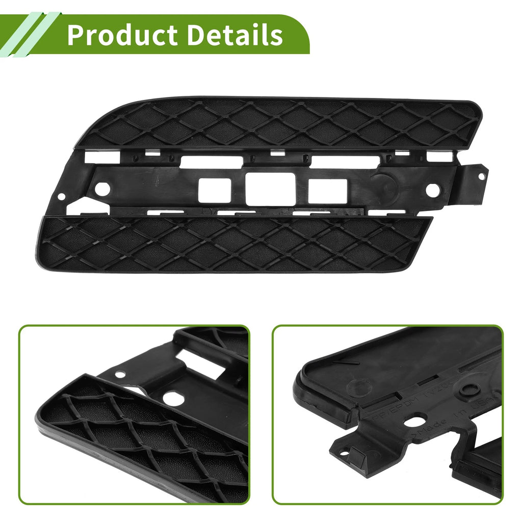 1 Pc Fog Light Grill for Mercedes Benz GL350 (2007–2012) No. 1648847222 Black