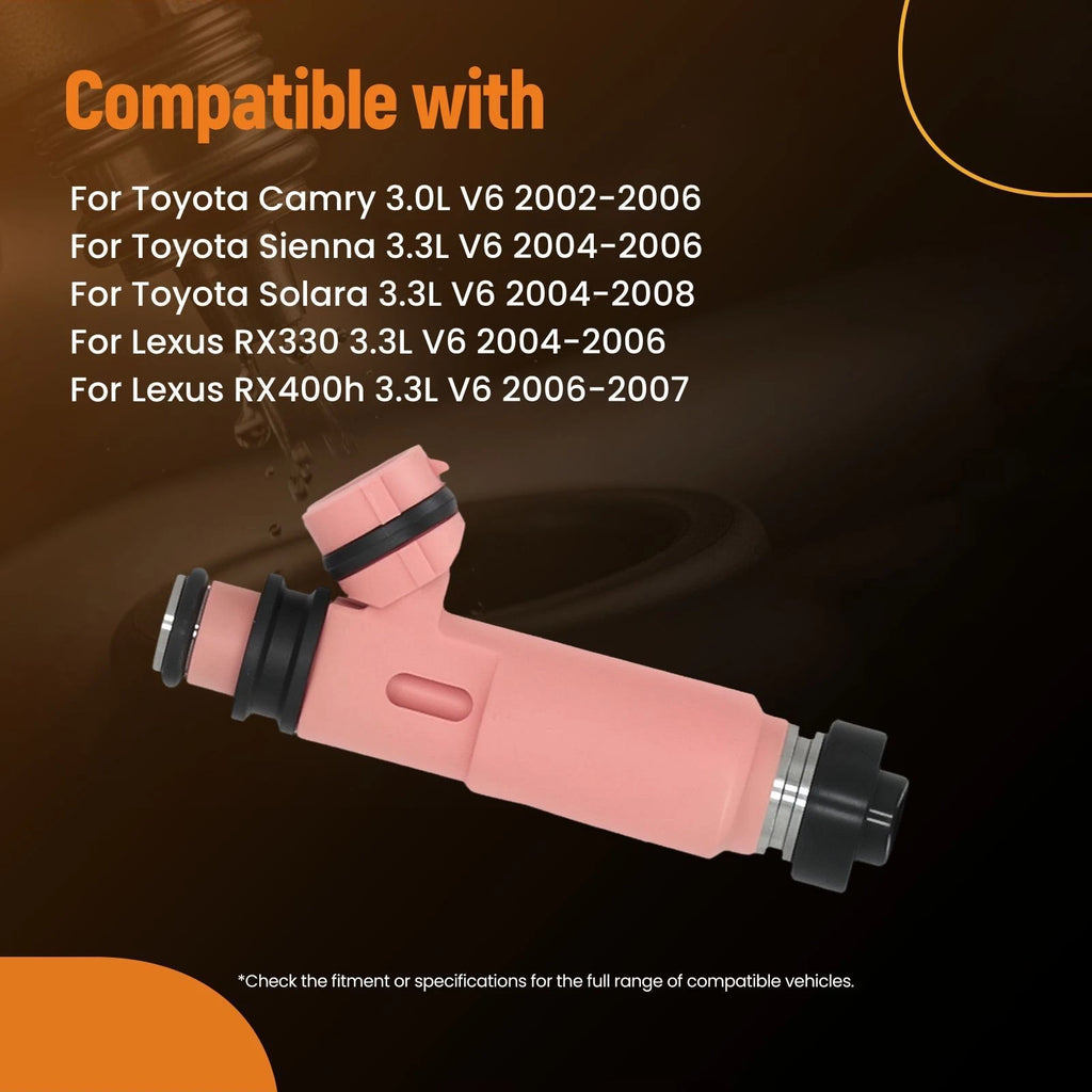 Fuel Injectors for Toyota Solara 3.3L V6 (2004–2008)