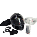 Z1R Solaris Full Face Helmet for Electric Snow (Size XL, Gloss Black) 0120-0389