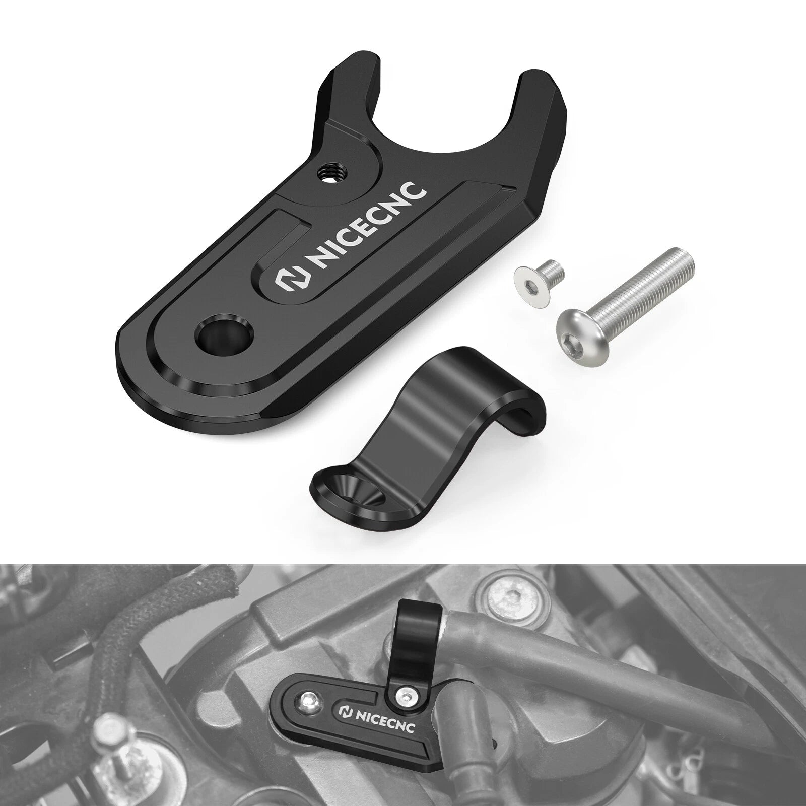 Spark Plug Boot Hold Down Holder for Yamaha YFZ450R/RSE (2009–2023)