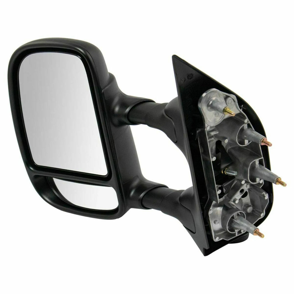 Left Manual Door Mirror for Ford E-150 E-250 E-350 E-450 E-550 (2003-2016)
