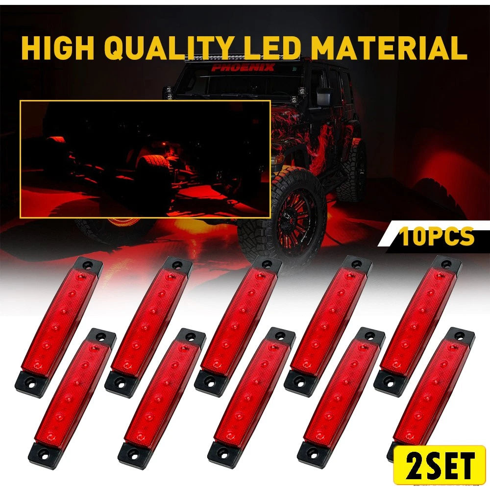 2X LED Underbody Fog Lights for Jeep Offroad Truck UTV