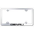 Mirrored Wide Body License Plate Frame - Officially Licensed for GMC Denali