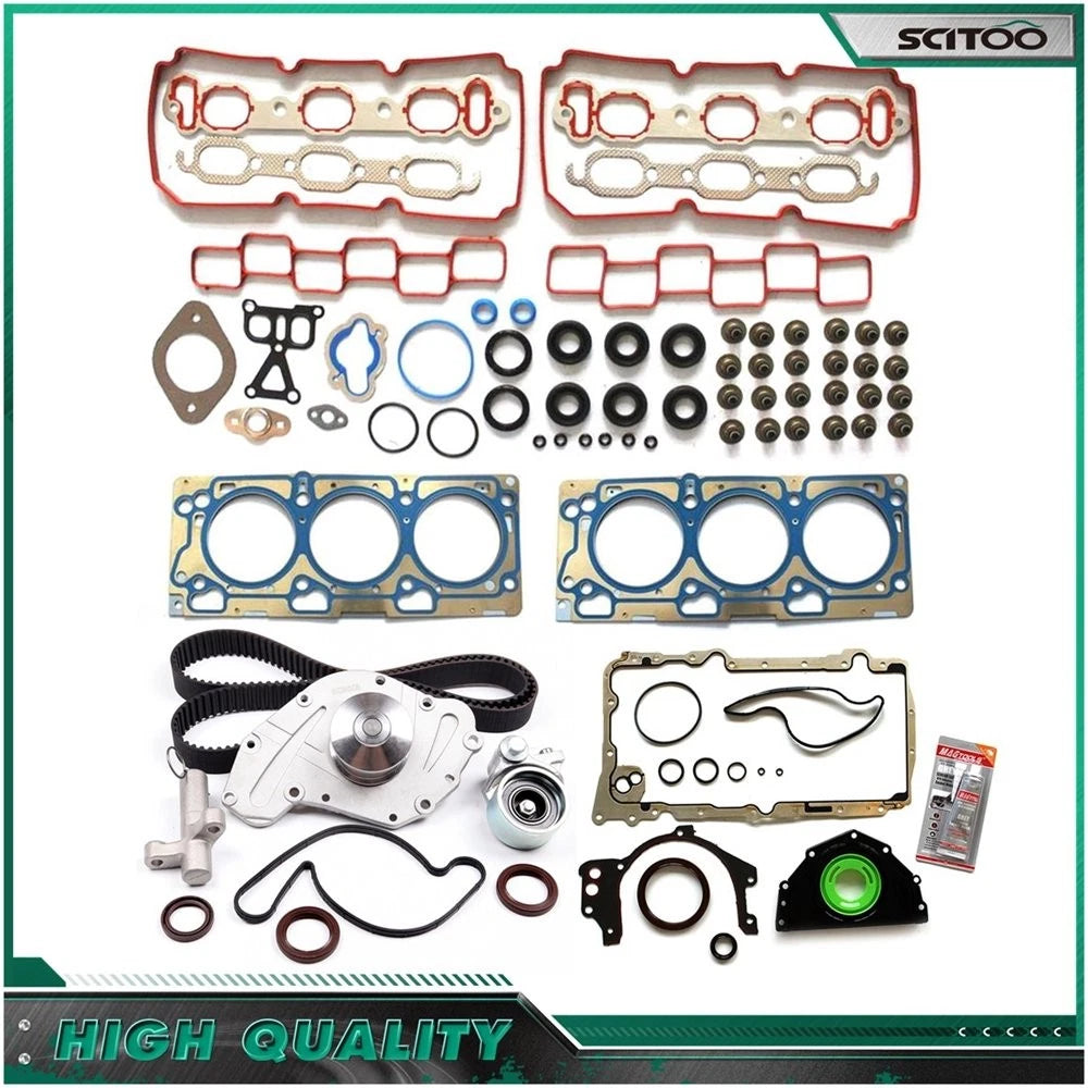 Full Gasket Set Timing Belt Kit Tensioner for Dodge Avenger (2008–2009)