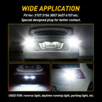 4X 3157 LED White Daytime Running Light Bulb for Chevy Silverado 1500 (1999)