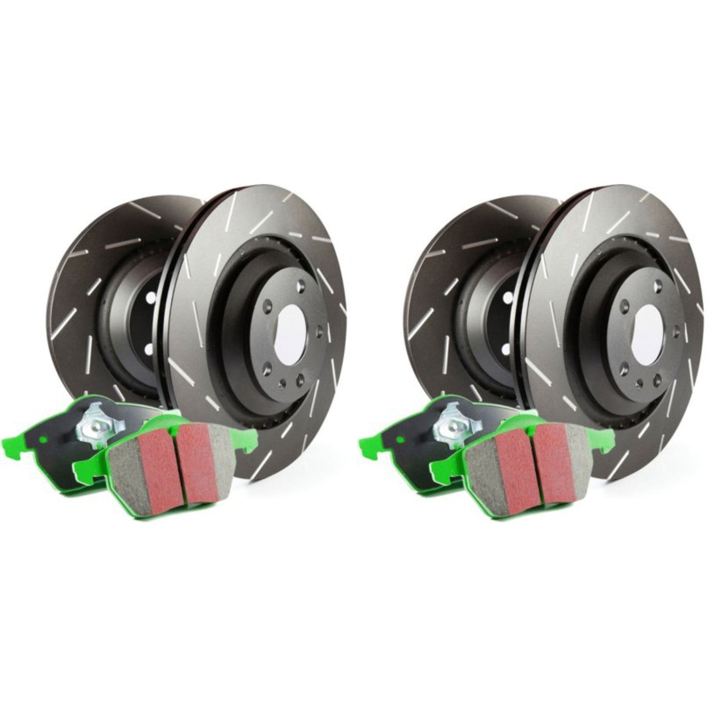 Set of 4 Brake Disc and Pad Kits for Mazda CX-5