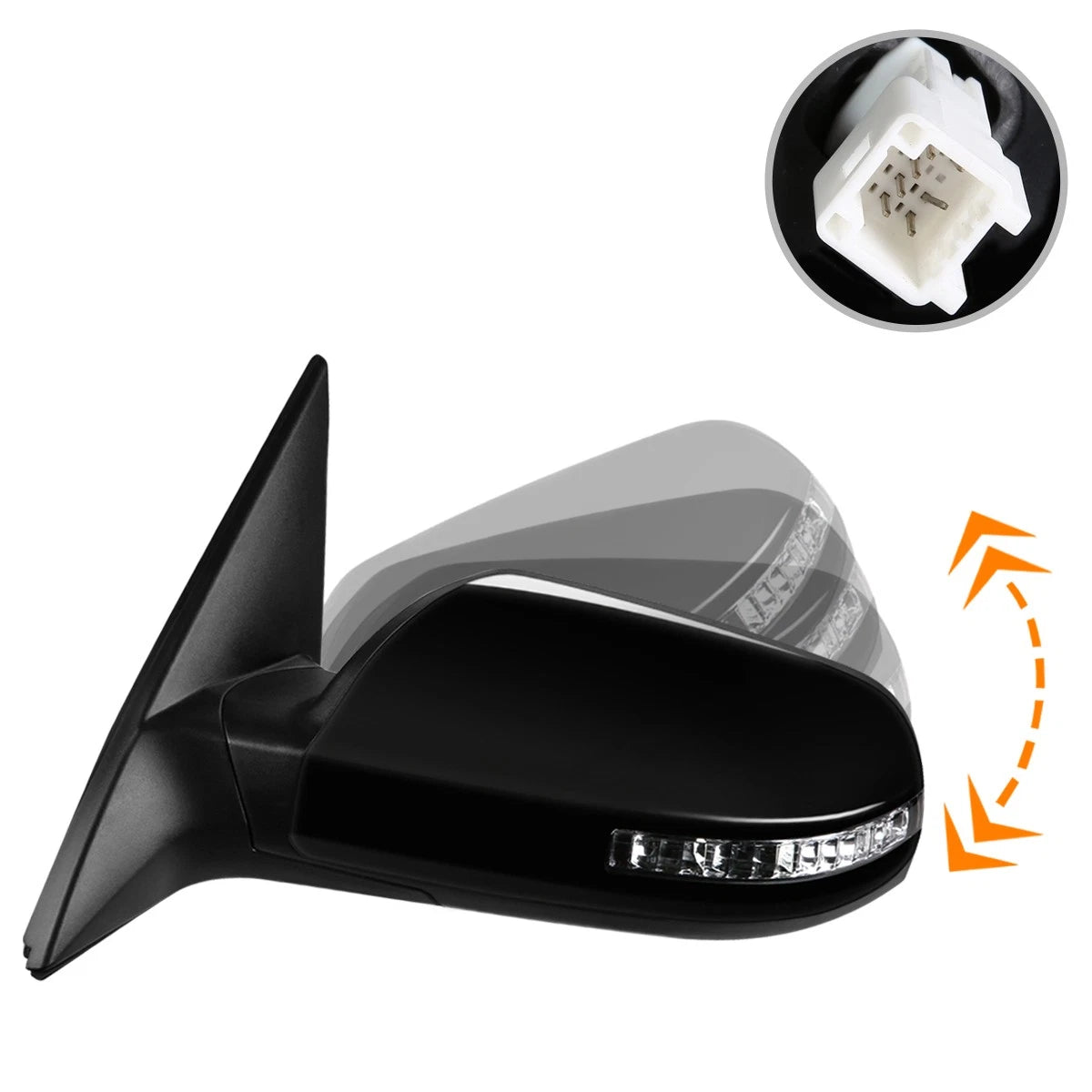 Power Heated Turn Signal Side View Mirror for Nissan Altima Sedan (2007–2012)