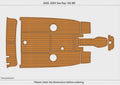 EVA Foam Teak Deck Flooring Mat for Sea Ray 182 BR (2002)