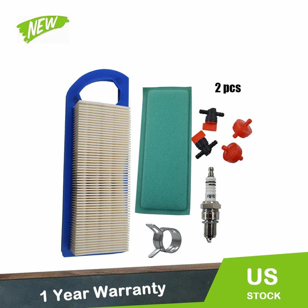 2 Pack Air Filter Tune Up Kit for John Deere GY20573, 285H77, 31E707, 31E777