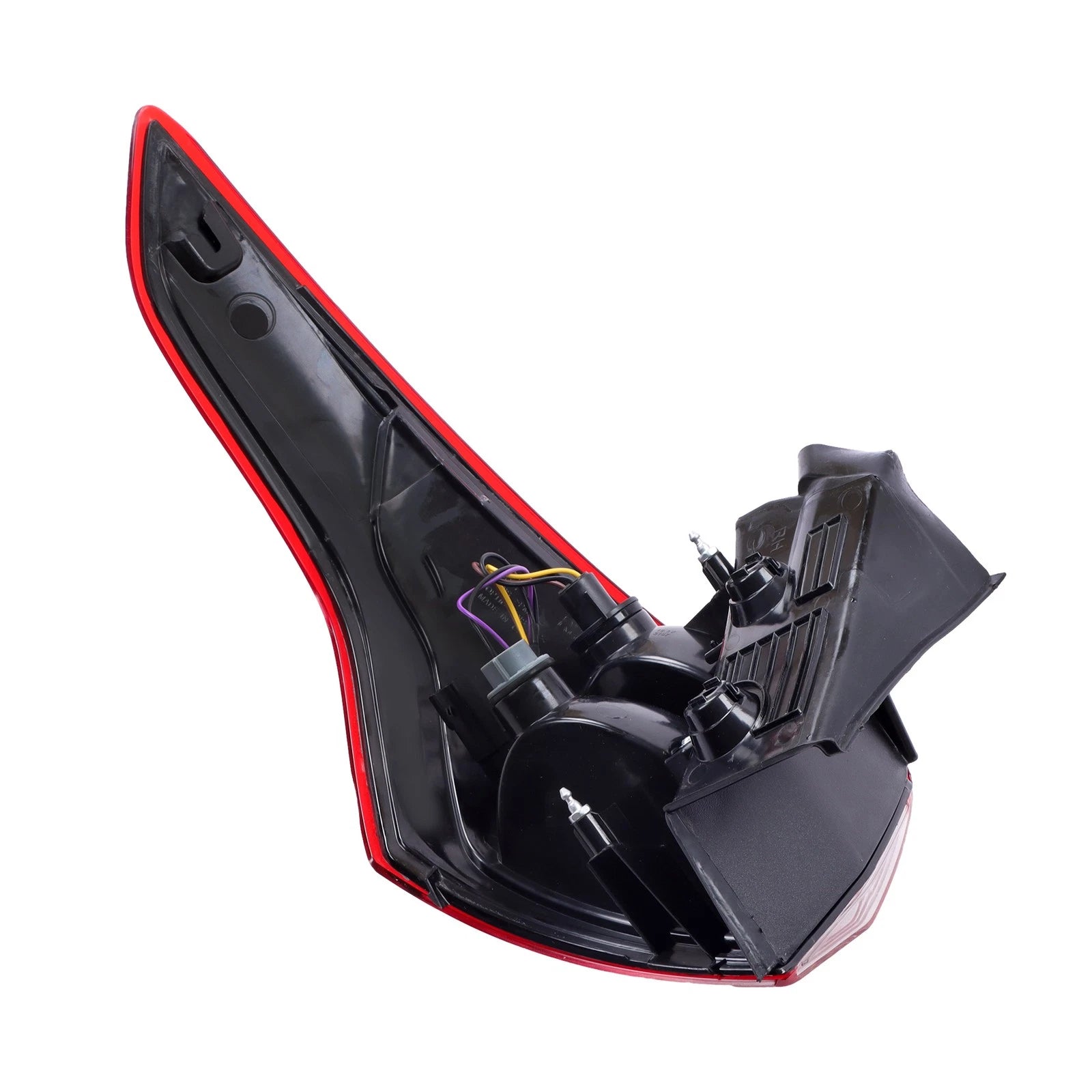 Tail Light for Ford Escape (2013–2016) Passenger Side Halogen Black Red Lens