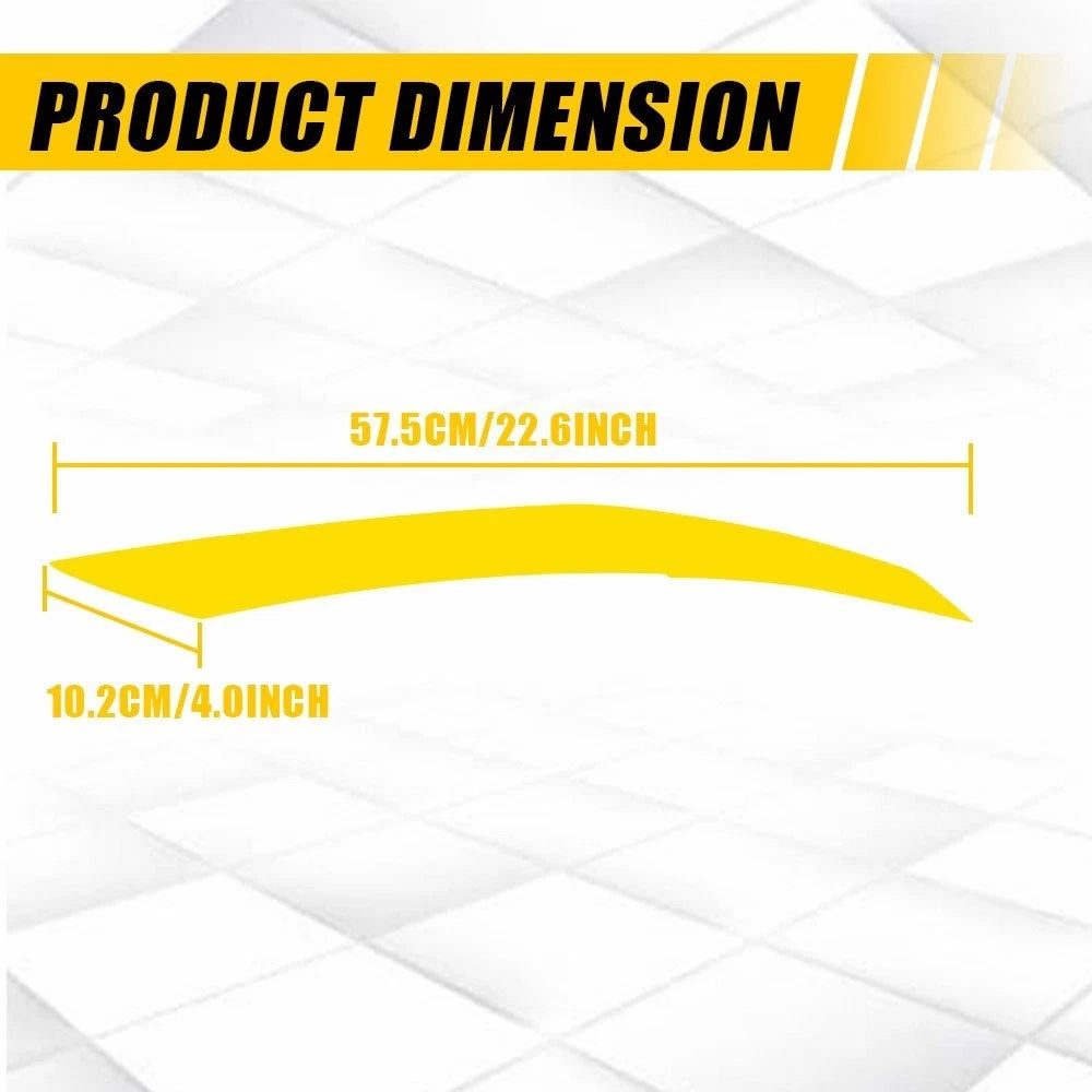 2X Headlight DRL Tint Vinyl Overlay Kit Amber for Lexus IS (2021–2025)
