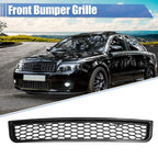Front Bumper Grille for Audi A4 B6 Sedan (2002–2005) No. 8E0807647 Black Plastic