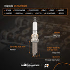 Iridium Spark Plugs for Mini Cooper Paceman 1.6L (2007–2015)