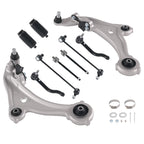 10pc Front Lower Control Arm Sway Bars Tie Rod Ends for Nissan Murano (2009–2014)