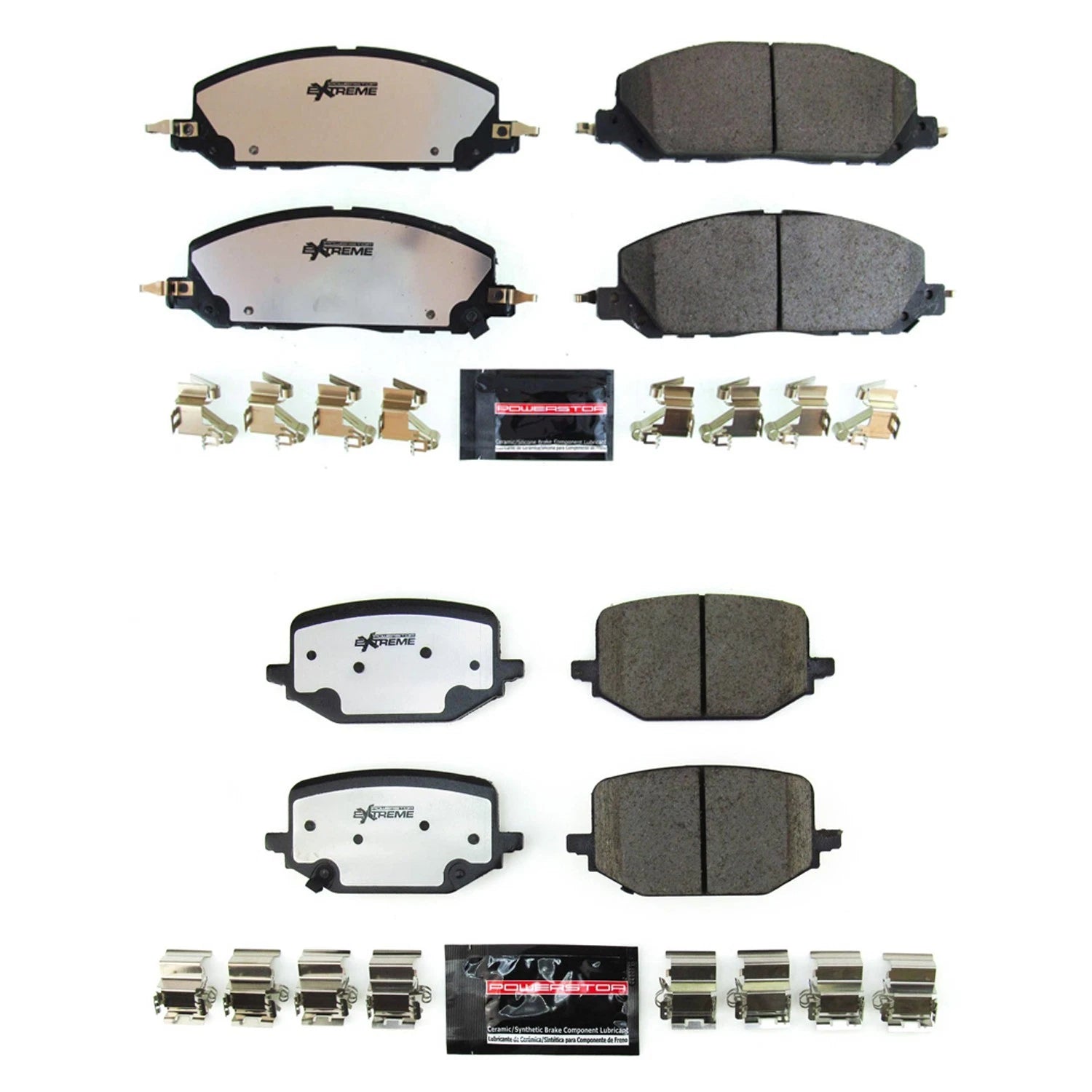 PowerStop Z36 Carbon-Fiber Ceramic Disc Brake Pads Kit for Ford Explorer (2011–2019)