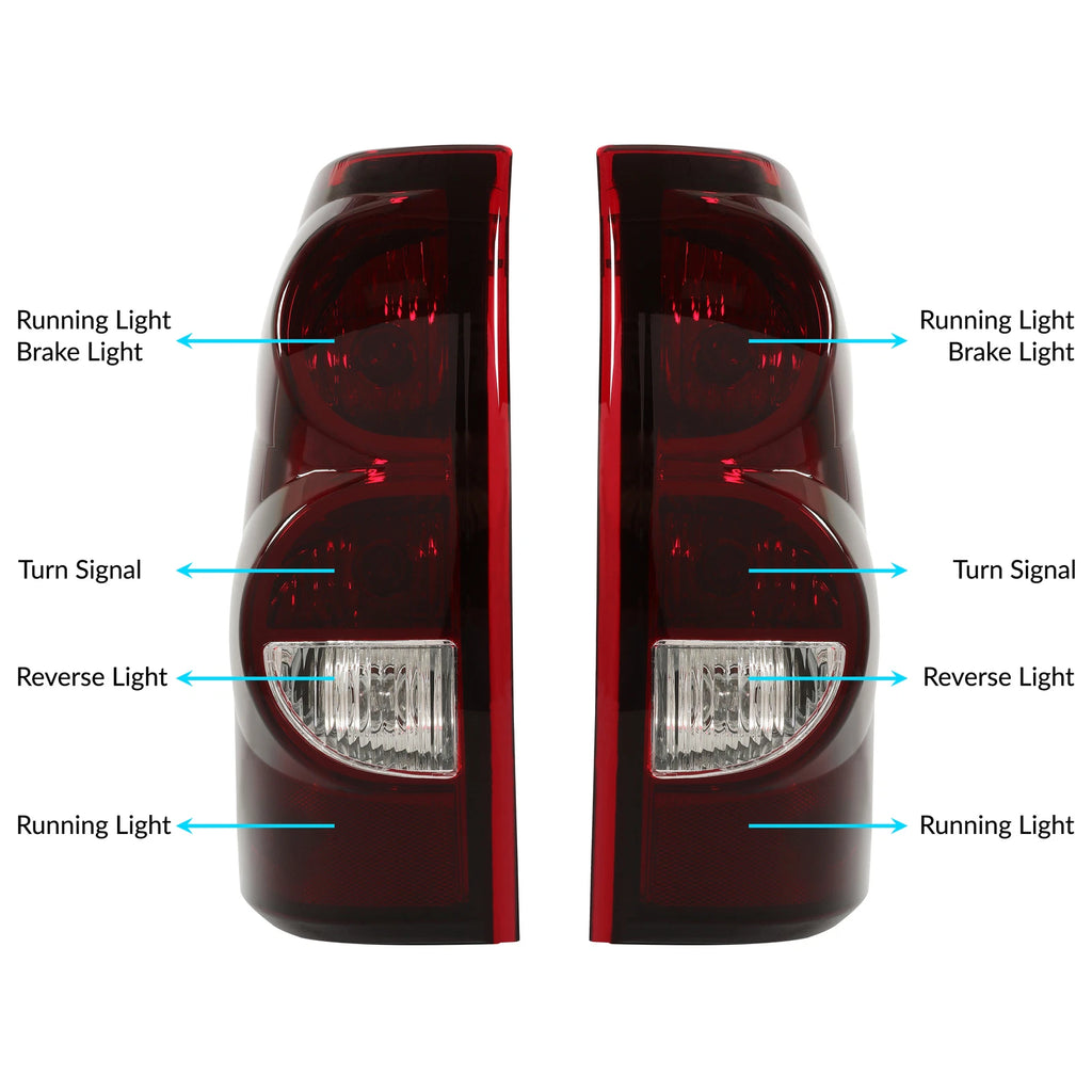 Tail Lights for Chevy Silverado 1500 2500 3500 HD (2003–2006)