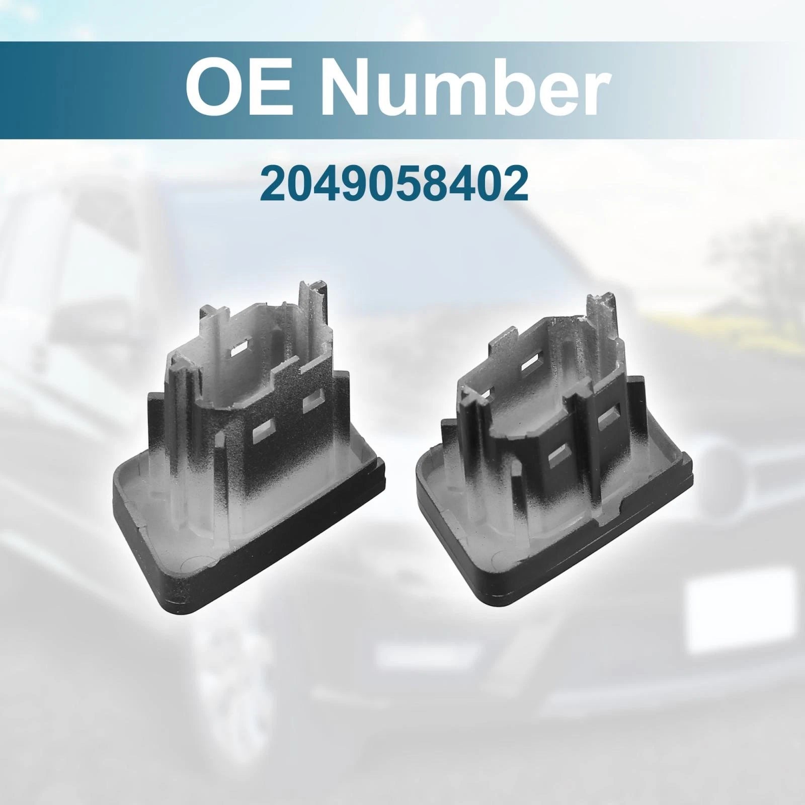 Set of 2 Door Lock Control Buttons for Mercedes-Benz E400 (2014–2017)