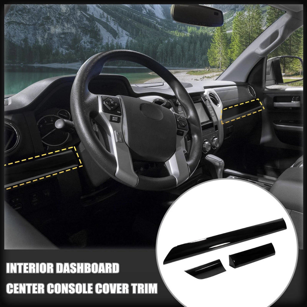 Dashboard Center Console Cover Trim Kit for Toyota Tundra Crewmax (2014–2021)