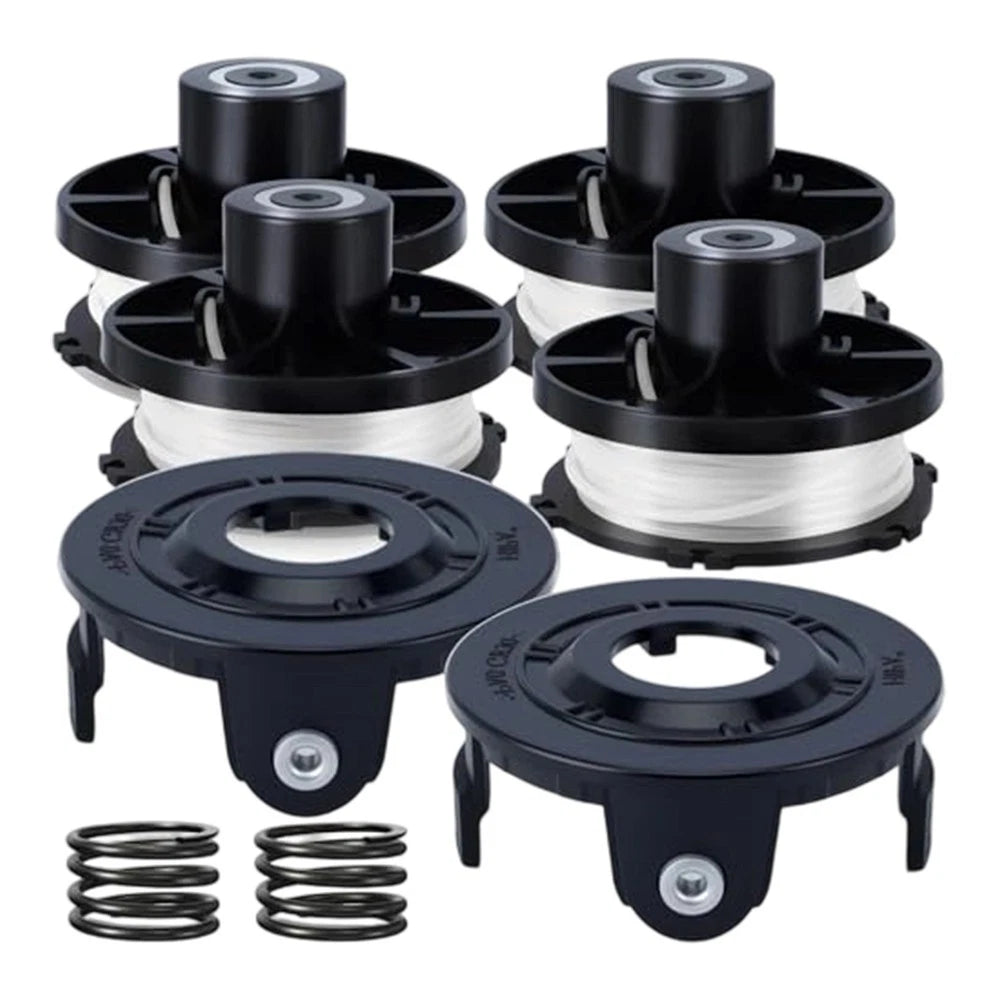 Set of 4 Nylon Spools with 2 Covers & 2 Springs for DUR181