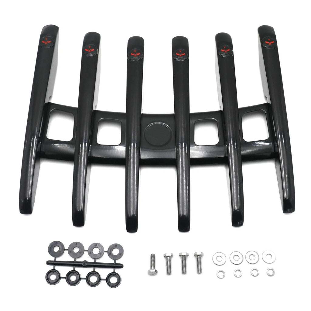 Skull Stealth Top Luggage Rail Rack for Harley Touring (2014–2023)