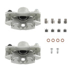2X Brake Caliper with Bracket for Honda Civic (1990–1995)