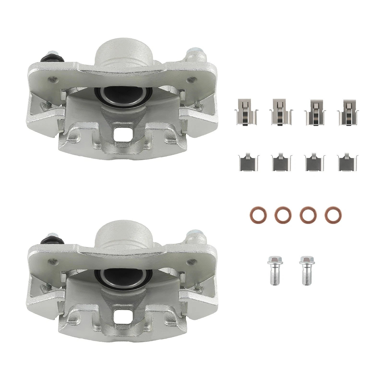 2X Brake Caliper with Bracket for Honda Civic (1990–1995)