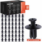 50x 8mm Nylon Bumper Retainer Clips for Nissan