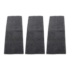 Set of 3 RV Step Covers for Camper (Wrap Around, Gray)