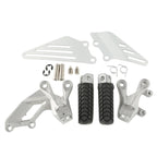 Front Driver Footpegs Bracket Set for Kawasaki Ninja ZX14R ZZR1400 (2006–2023)