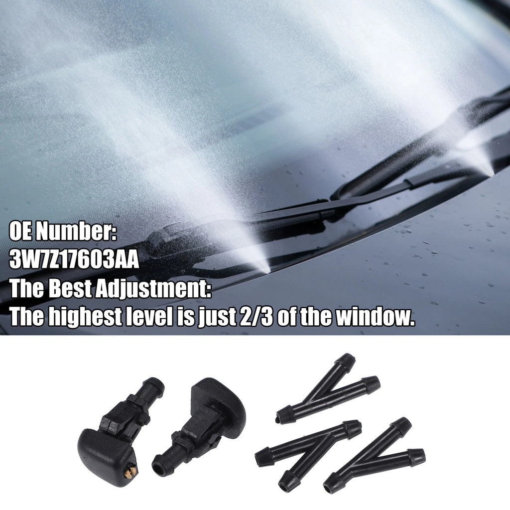 Set of 2 Windshield Washer Nozzles No. 3W7Z17603AA for Ford Crown (2010–2011)